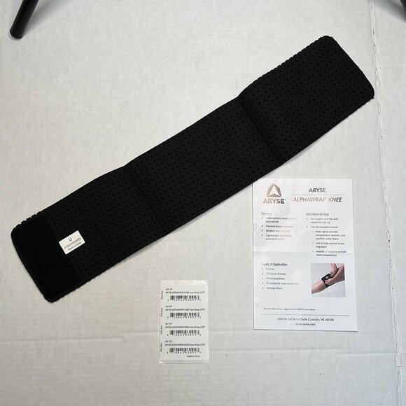Aryse AY-97 AlphaAWrap knee wrap support L2397 size U UniversaL NEW - Picture 1 of 5